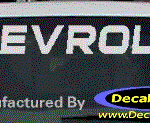 DC05086 Chevrolet Decal