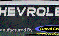 DC05086 Chevrolet Decal 