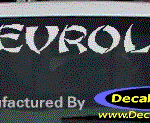 DC05087 Chevrolet Decal