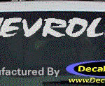 DC05088 Chevrolet Decal