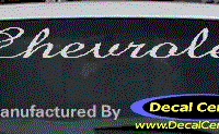 DC05089 Chevrolet Decal 