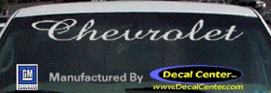 DC05089 Chevrolet Decal