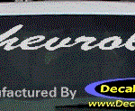 DC05090 Chevrolet Decal
