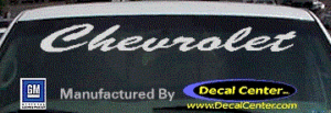 DC05090 Chevrolet Decal
