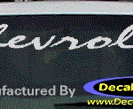 DC05091 Chevrolet Decal
