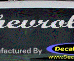 DC05092 Chevrolet Decal