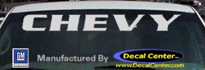 DC05094 Chevrolet Chevy Decal
