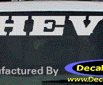 DC05096 Chevrolet Chevy Decal