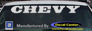 DC05096 Chevrolet Chevy Decal