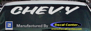 DC05098 Chevrolet Chevy Decal