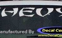 DC05100 Chevrolet Chevy Decal 