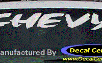 DC05101 Chevrolet Chevy Decal 