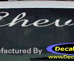 DC05102 Chevrolet Chevy Decal