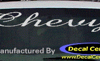 DC05102 Chevrolet Chevy Decal 