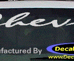 DC05104 Chevrolet Chevy Decal