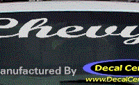 DC05105 Chevrolet Chevy Decal 