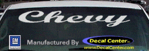 DC05105 Chevrolet Chevy Decal