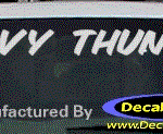 DC05111 Chevrolet Chevy Thunder Decal