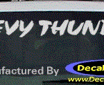 DC05114 Chevrolet Chevy Thunder Decal