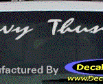 DC05117 Chevrolet Chevy Thunder Decal