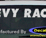 DC05119 Chevrolet Chevy Racing Decal