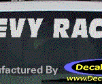 DC05121 Chevrolet Chevy Racing Decal
