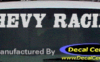 DC05122 Chevrolet Chevy Racing Decal 