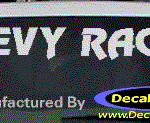 DC05123 Chevrolet Chevy Racing Decal
