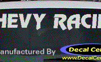 DC05123 Chevrolet Chevy Racing Decal 