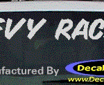 DC05124 Chevrolet Chevy Racing Decal