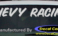 DC05124 Chevrolet Chevy Racing Decal 