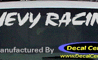 DC05127 Chevrolet Chevy Racing Decal 