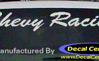 DC05129 Chevrolet Chevy Racing Decal 