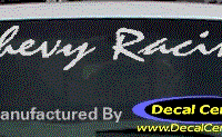DC05130 Chevrolet Chevy Racing Decal 