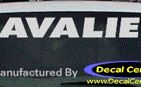 DC05132 Chevrolet Cavalier Decal 