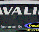DC05133 Chevrolet Cavalier Decal