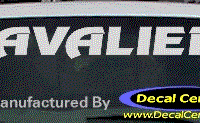 DC05136 Chevrolet Cavalier Decal 