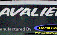 DC05137 Chevrolet Cavalier Decal 