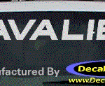 DC05138 Chevrolet Cavalier Decal