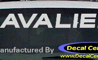 DC05138 Chevrolet Cavalier Decal 