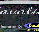 DC05141 Chevrolet Cavalier Decal