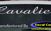 DC05141 Chevrolet Cavalier Decal 