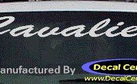DC05142 Chevrolet Cavalier Decal 