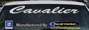 DC05142 Chevrolet Cavalier Decal
