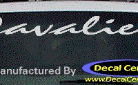 DC05143 Chevrolet Cavalier Decal 