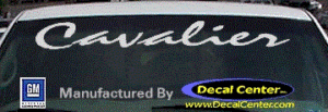 DC05143 Chevrolet Cavalier Decal