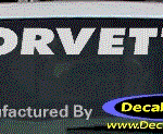 DC05145 Chevrolet Corvette Decal