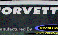 DC05145 Chevrolet Corvette Decal 