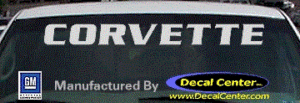 DC05146 Chevrolet Corvette Decal