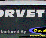 DC05147 Chevrolet Corvette Decal